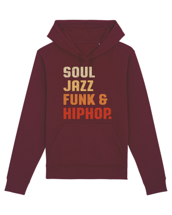 Soul Jazz Funk and Hip Hop Burgundy