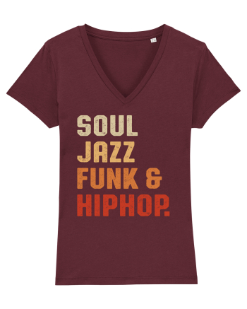 Soul Jazz Funk and Hip Hop Burgundy