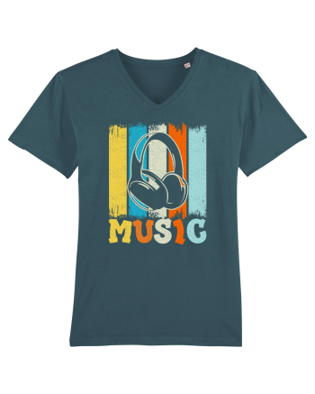 Vintage Headphones Hip Hop Music Stargazer