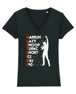 Westside hip hop rap music legends Tricou mânecă scurtă guler V Damă Evoker