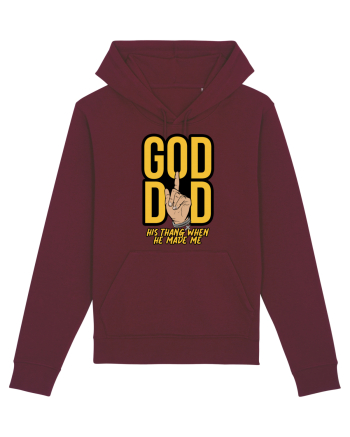 God did his thang  Burgundy