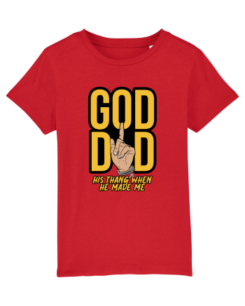 God did his thang  Red