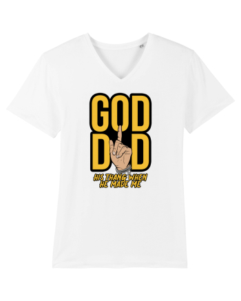 God did his thang  White