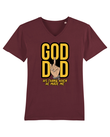 God did his thang  Burgundy
