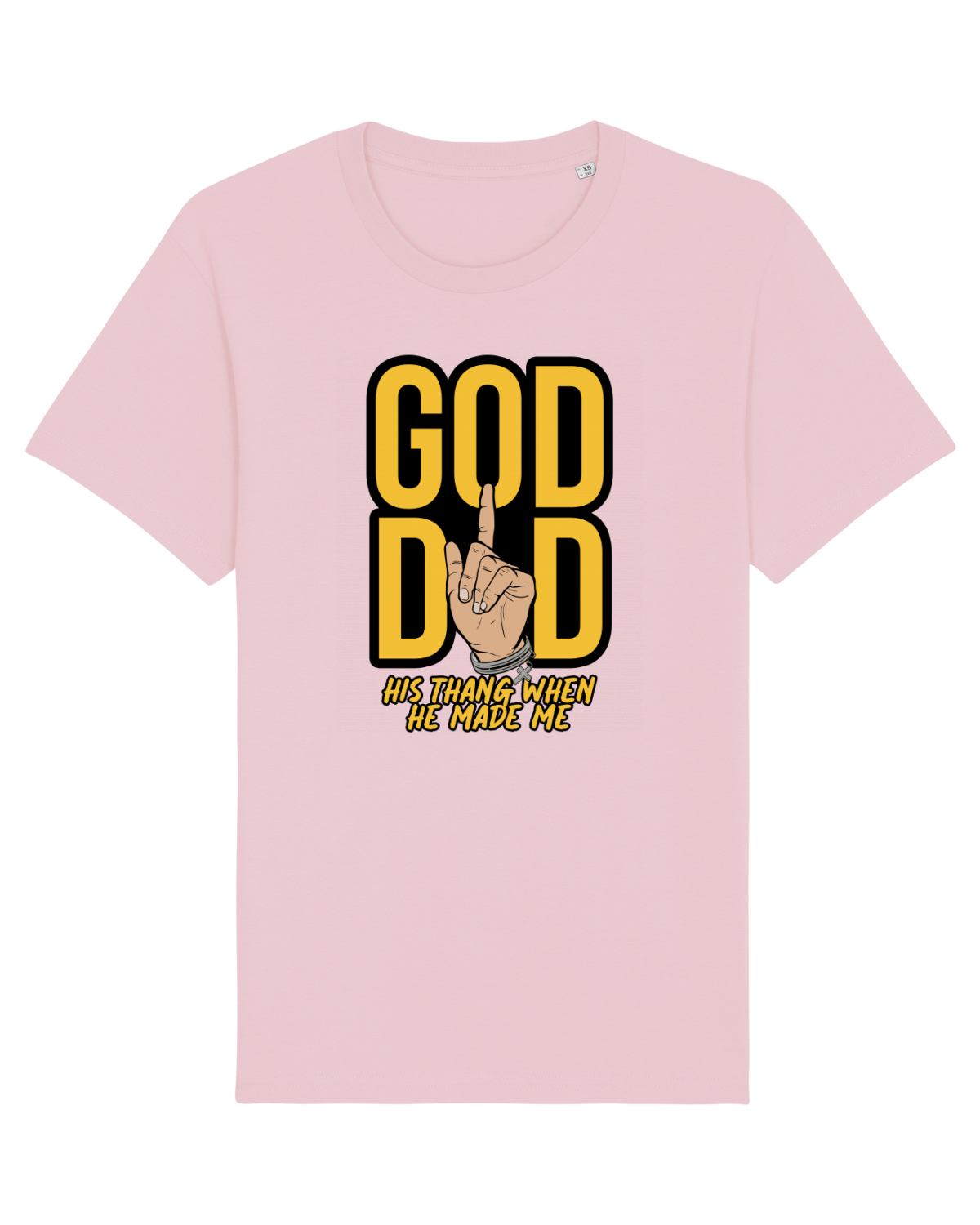 Tricou mânecă scurtă Unisex Rocker Cotton Pink