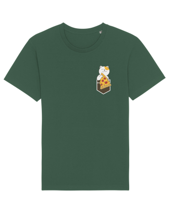 Pizza Cat Bottle Green