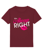 Mrs. Always Right Tricou mânecă scurtă  Copii Mini Creator