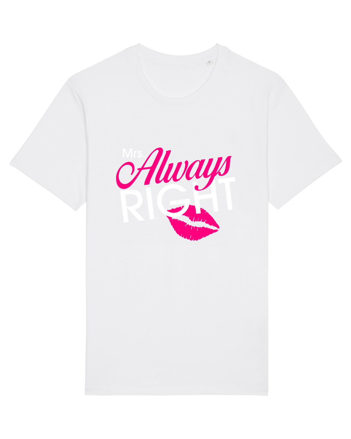 Tricou mânecă scurtă Unisex Rocker White