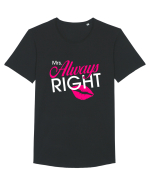 Mrs. Always Right Tricou mânecă scurtă guler larg Bărbat Skater