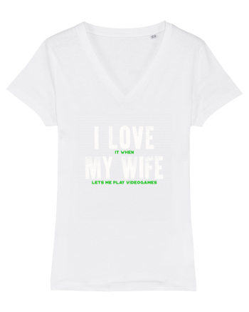 Wife Videogames White