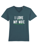 Wife Videogames Tricou mânecă scurtă guler V Bărbat Presenter