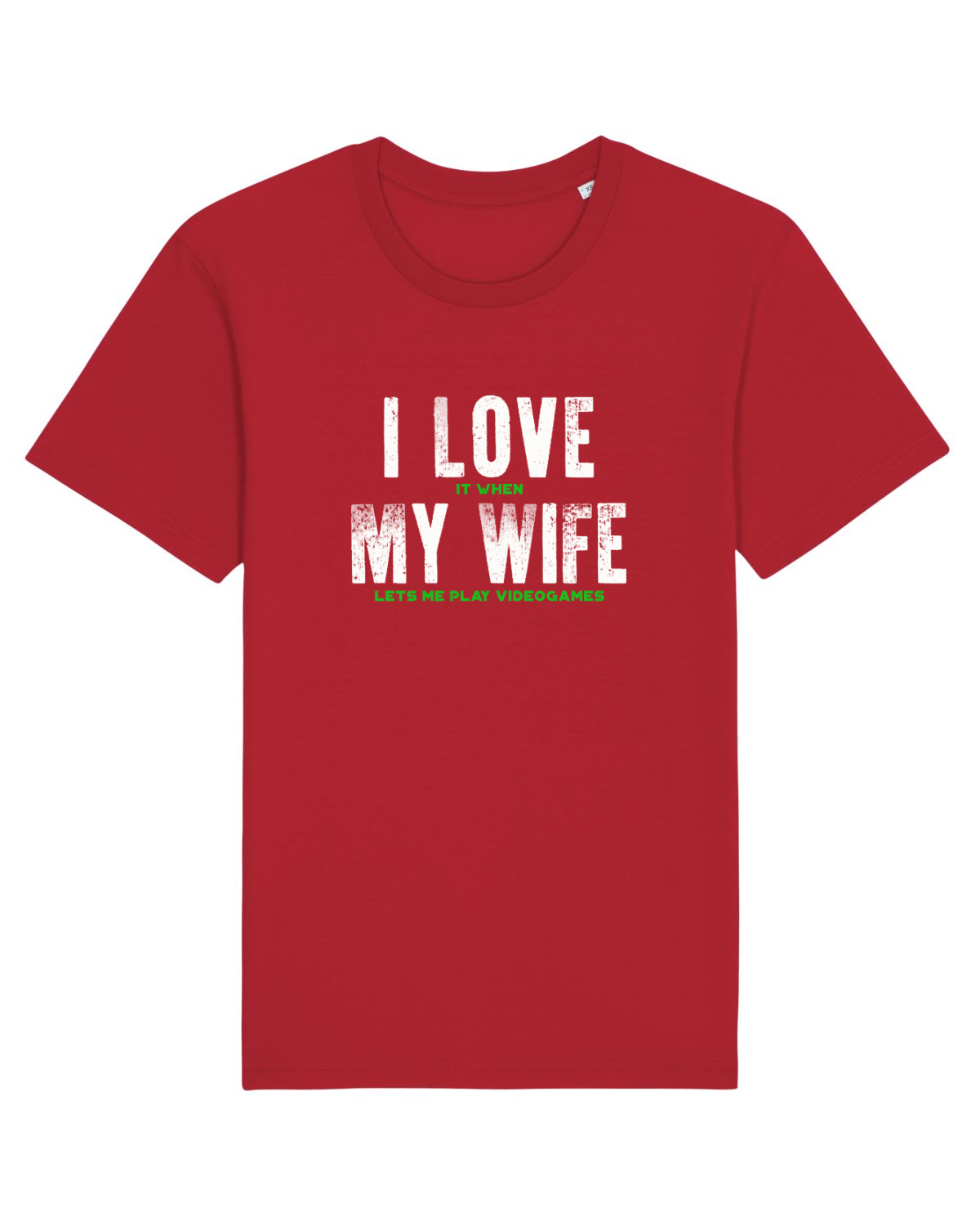 Tricou mânecă scurtă Unisex Rocker Red