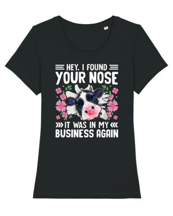 Hey, I found your nose, it was in my business again Black