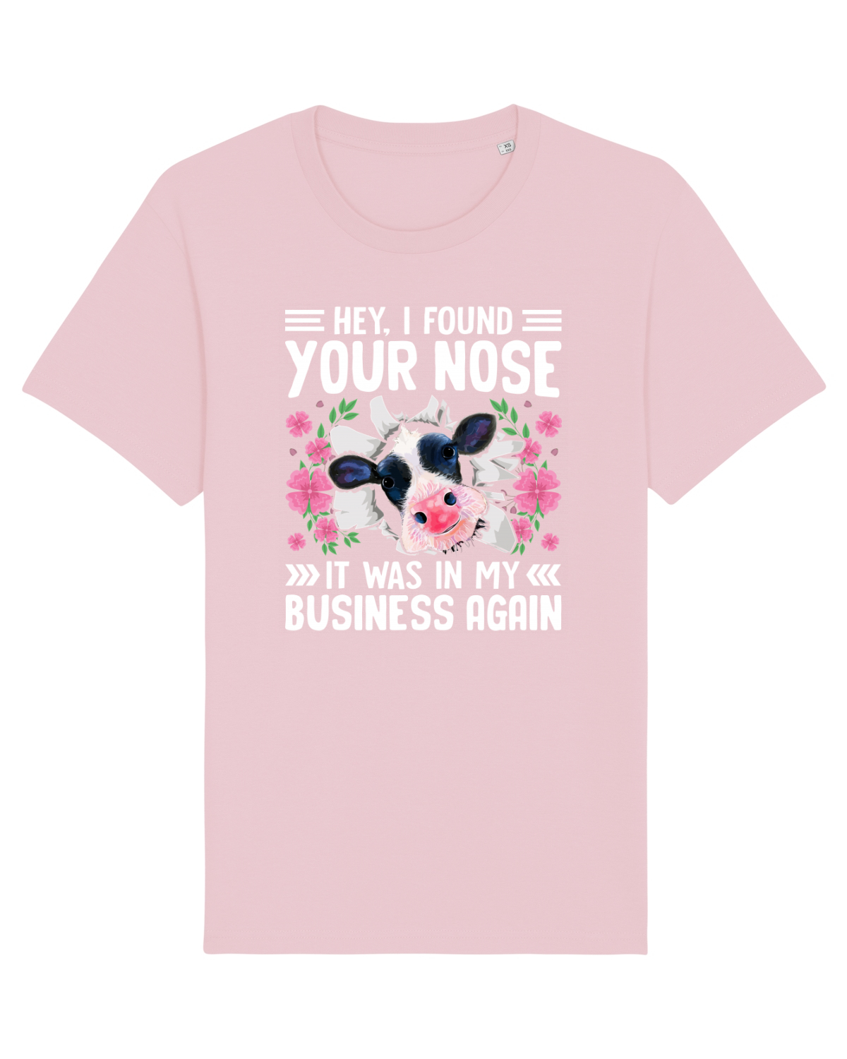 Tricou mânecă scurtă Unisex Rocker Cotton Pink