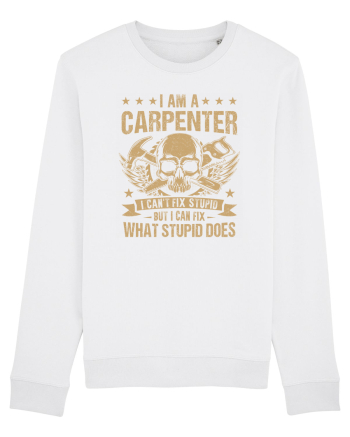 I am a carpenter I can't fix stupid but I can fix what stupid does White