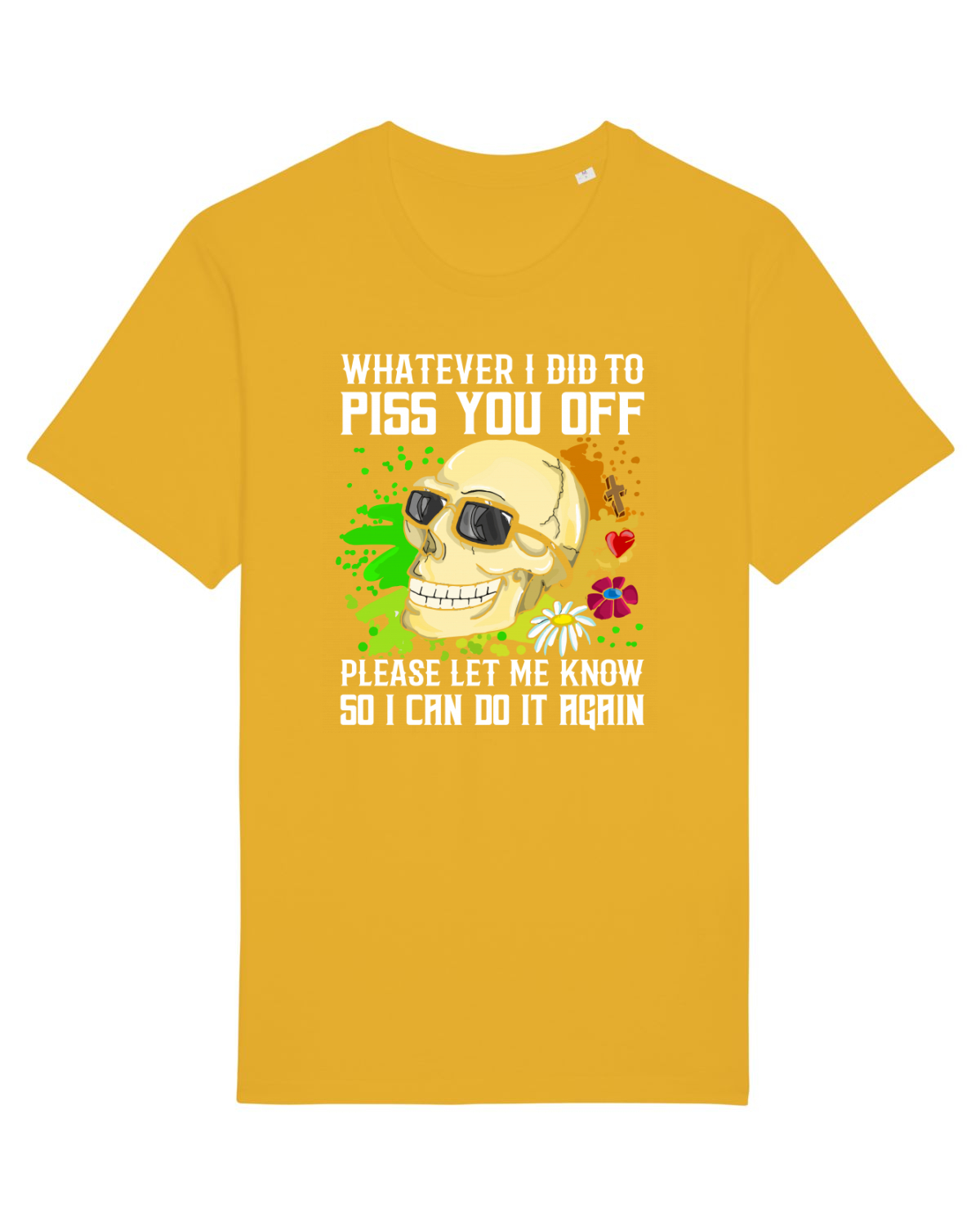 Tricou mânecă scurtă Unisex Rocker Spectra Yellow