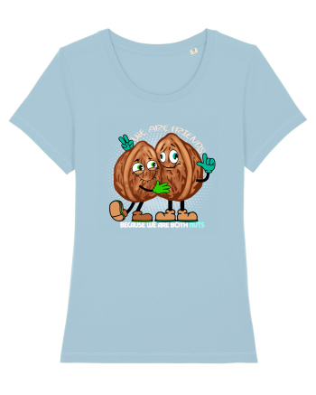 WE ARE FRIENDS BECAUSE WE ARE BOTH NUTS 2 Sky Blue