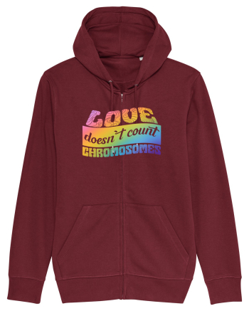 LOVE doesn`t count chromosomes Burgundy