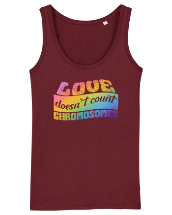 LOVE doesn`t count chromosomes Burgundy