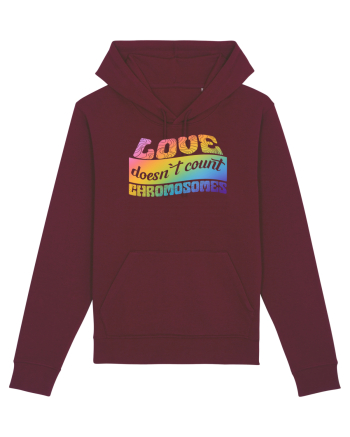 LOVE doesn`t count chromosomes Burgundy