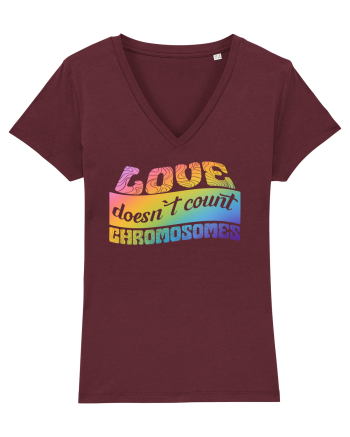 LOVE doesn`t count chromosomes Burgundy