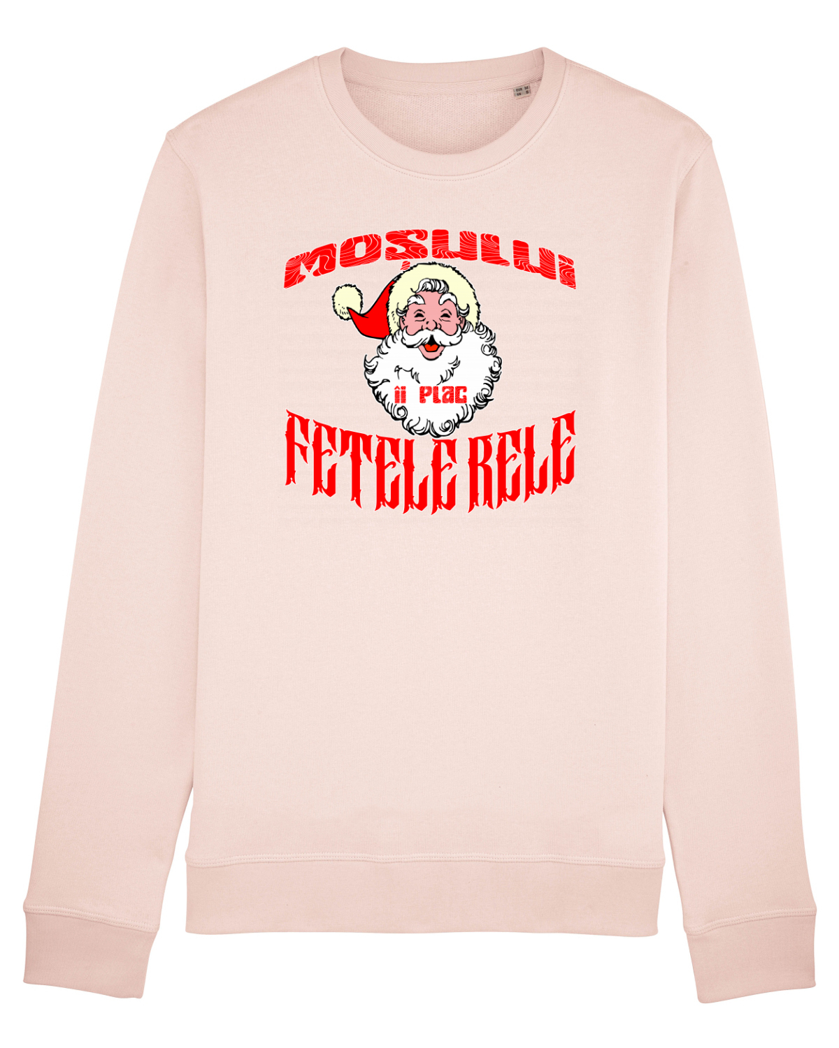 Bluză mânecă lungă Unisex Rise Candy Pink