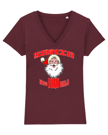 Santa likes BAD GIRLS Burgundy