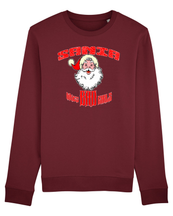 Santa likes BAD GIRLS Burgundy
