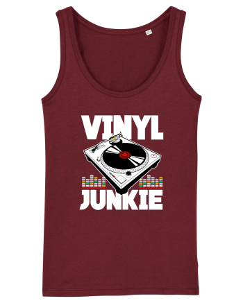 Vinyl Junkie Burgundy
