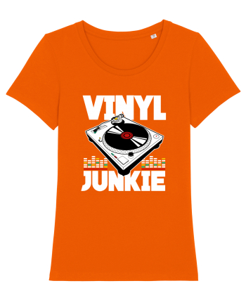 Vinyl Junkie Bright Orange
