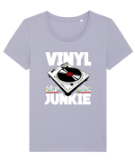 Vinyl Junkie Tricou mânecă scurtă guler larg fitted Damă Expresser