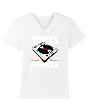 Vinyl Junkie White