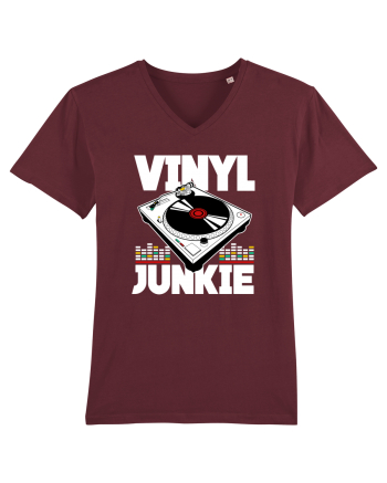 Vinyl Junkie Burgundy