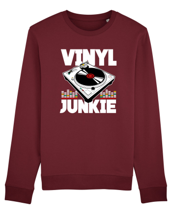 Vinyl Junkie Burgundy