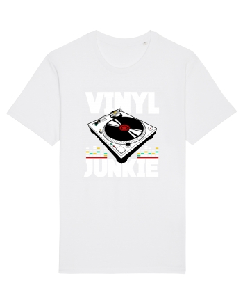 Vinyl Junkie White