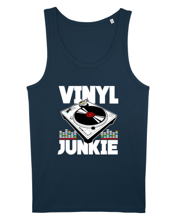 Vinyl Junkie Navy