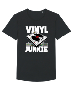 Vinyl Junkie Tricou mânecă scurtă guler larg Bărbat Skater