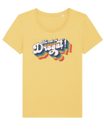 Nu mai vă drogaț`! v2 - grunge Tricou mânecă scurtă guler larg fitted Damă Expresser