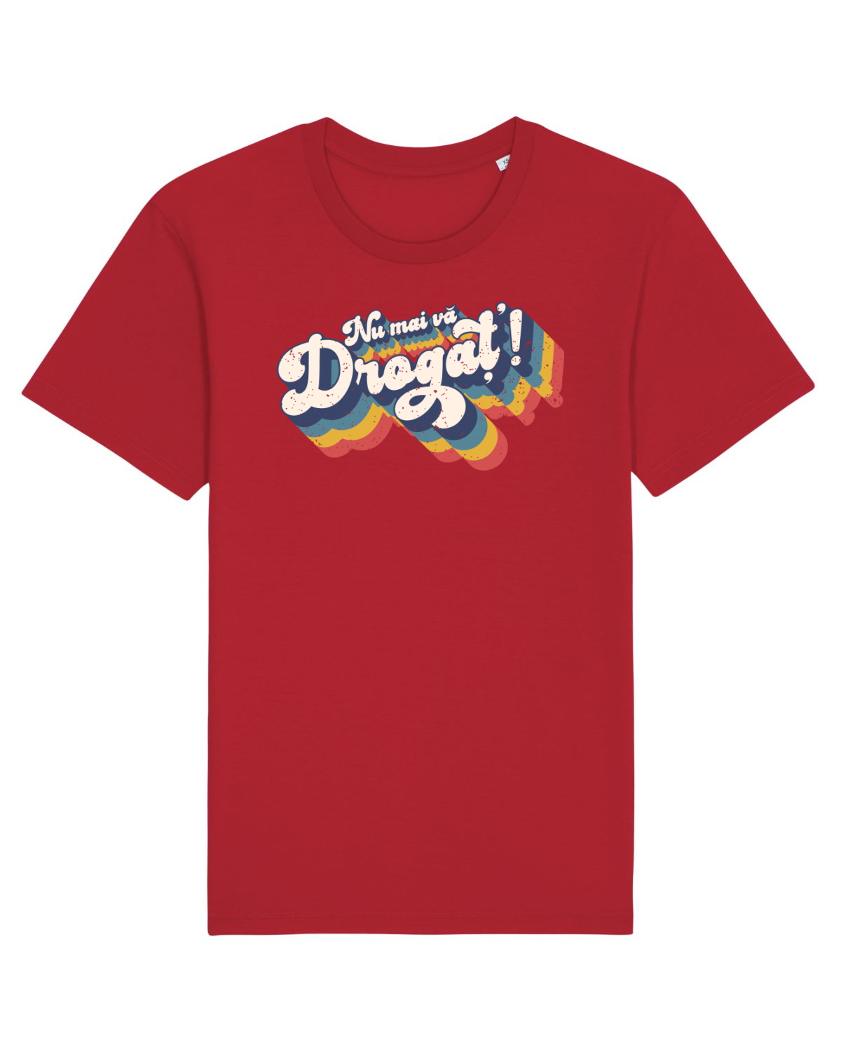 Tricou mânecă scurtă Unisex Rocker Red