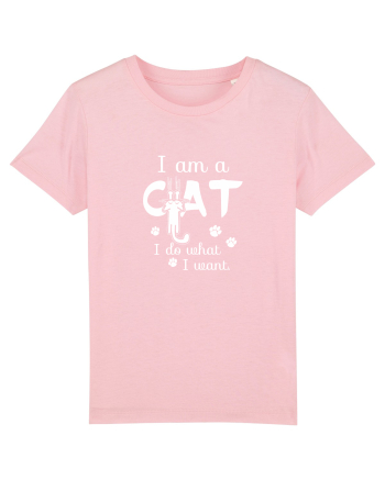 I am a Cat Cotton Pink