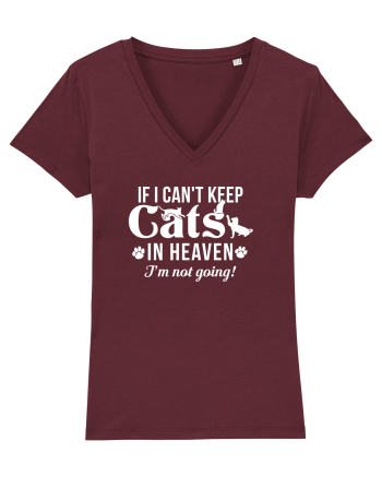 Keep cats in heaven Burgundy