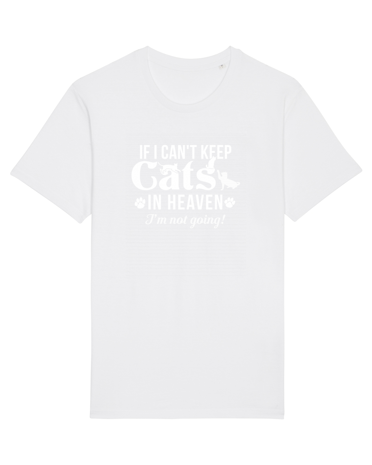 Tricou mânecă scurtă Unisex Rocker White