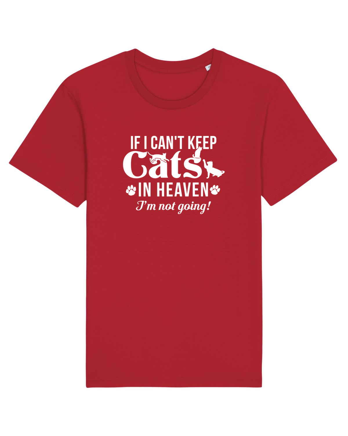 Tricou mânecă scurtă Unisex Rocker Red