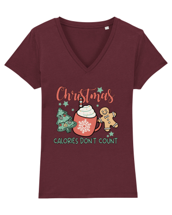 Christmas Calories Don't Count Burgundy