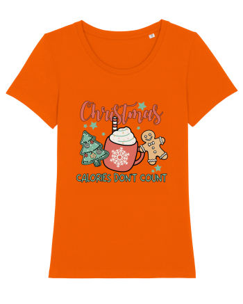 Christmas Calories Don't Count Bright Orange