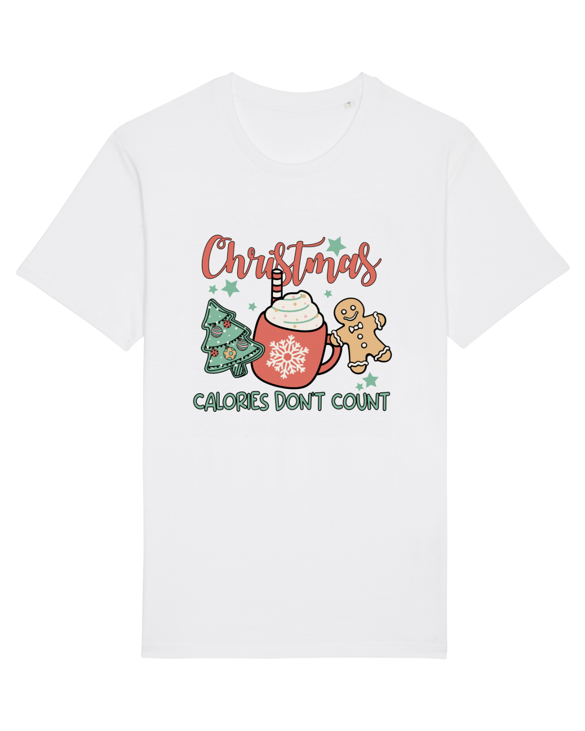 Tricou mânecă scurtă Unisex Rocker White