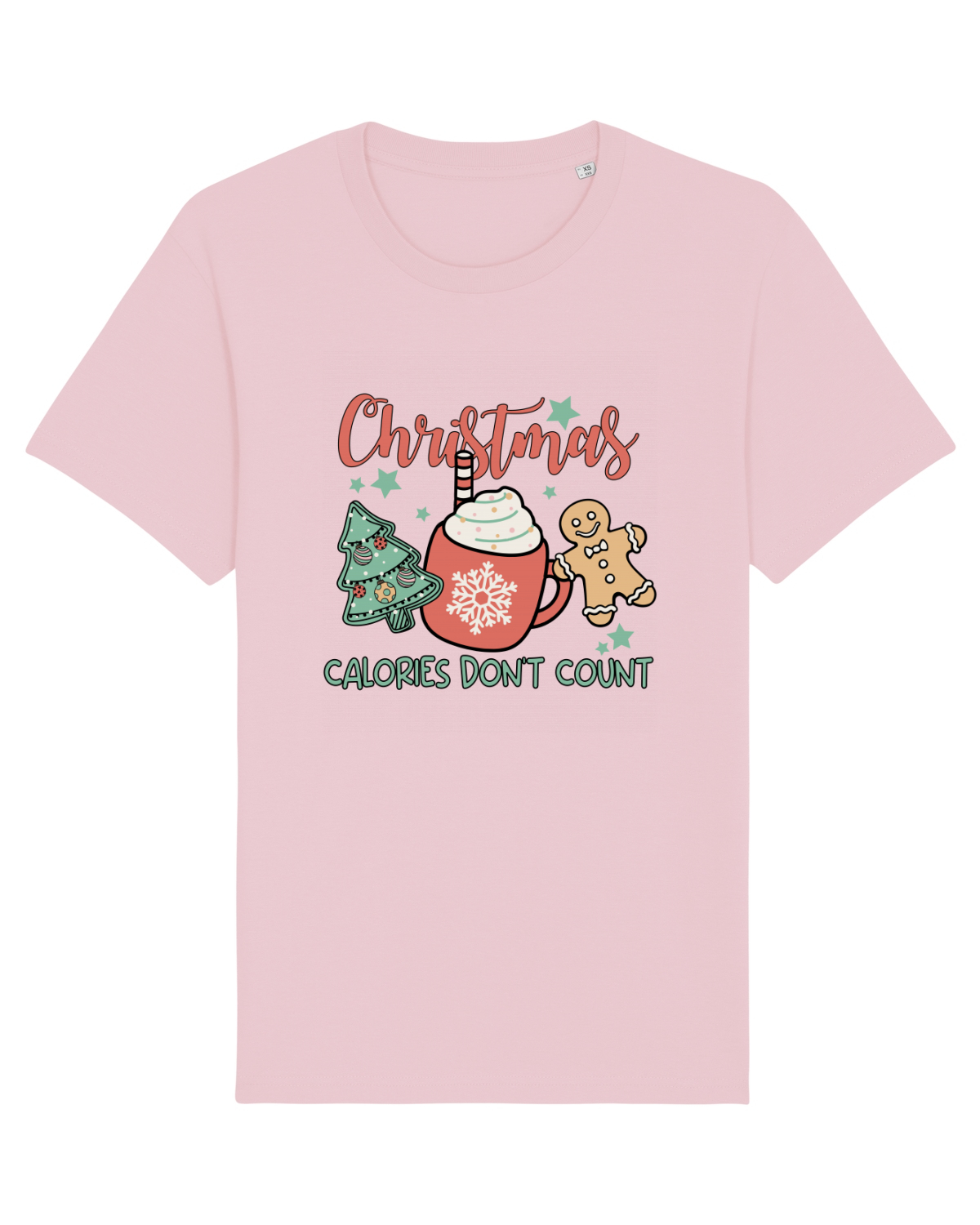 Tricou mânecă scurtă Unisex Rocker Cotton Pink