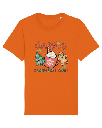 Christmas Calories Don't Count Bright Orange