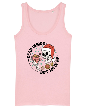 DEAD INSIDE BUT JOLLY AF Cotton Pink