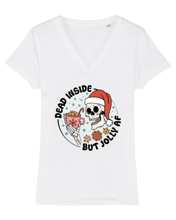 DEAD INSIDE BUT JOLLY AF White